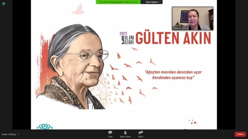 Gülten Akın’la şiirden köprüler
