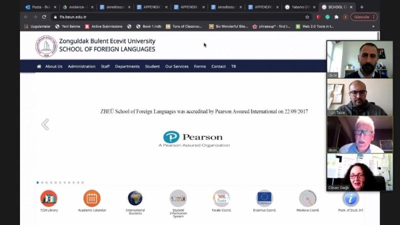 “Pearson  Assured  International”  4. yıllık ziyareti online gerçekleştirildi
