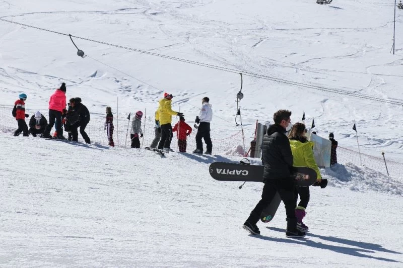 Kartalkaya sezonun son günlerini yaşıyor
