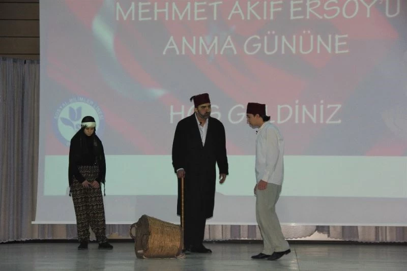 12 Mart İstiklal Marşı’nın kabulü ve Mehmet Akif Ersoy’u Anma Günü münasebetiyle Erzincan’da program düzenlendi
