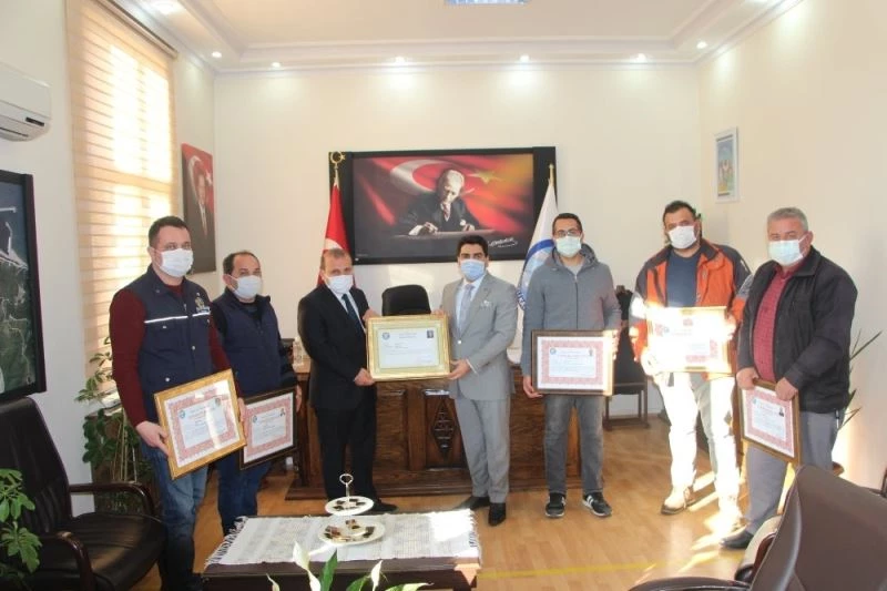 Kaymakam Kini’den teşekkür ve başarı belgesi
