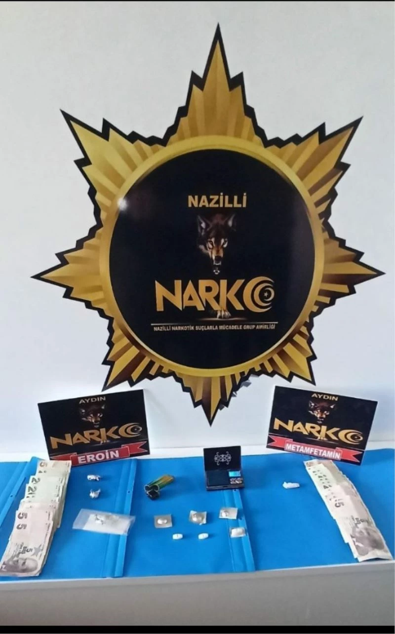 Nazilli’de uyuşturucu partisine polis baskını
