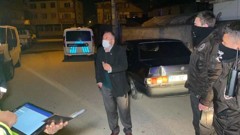 Alkollü araç kullanıp, polise sitem etti
