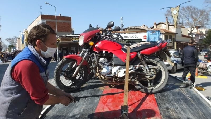 Havran’da tescilsiz motosikletlere geçit yok

