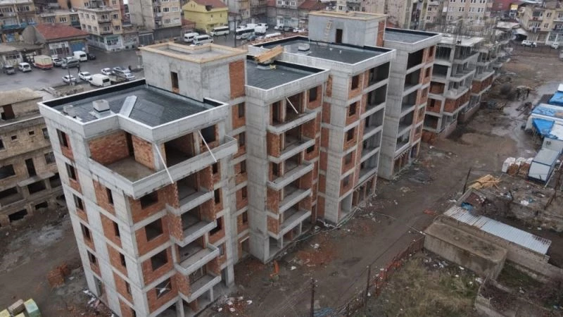 Karasoku Kentsel Dönüşüm Projesi’nde bloklar hızla yükseliyor
