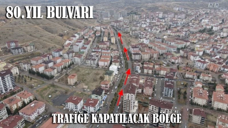 80.yıl bulvarında altyapı ve sıcak asfalt çalışmaları başlıyor
