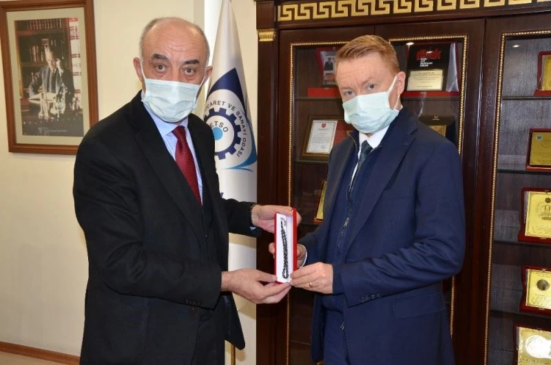 Avustralya Büyükelçisi Brown’dan Başkan Yücelik’e ziyaret
