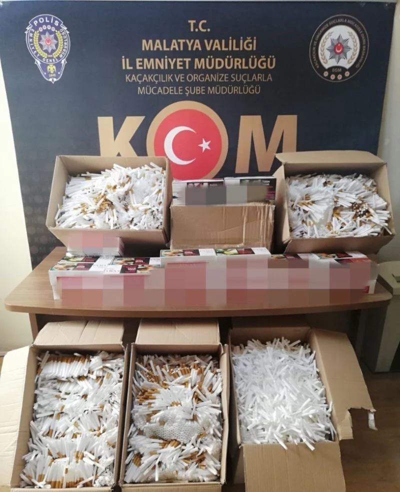 Kaçak sigara malzemelerine izin yok
