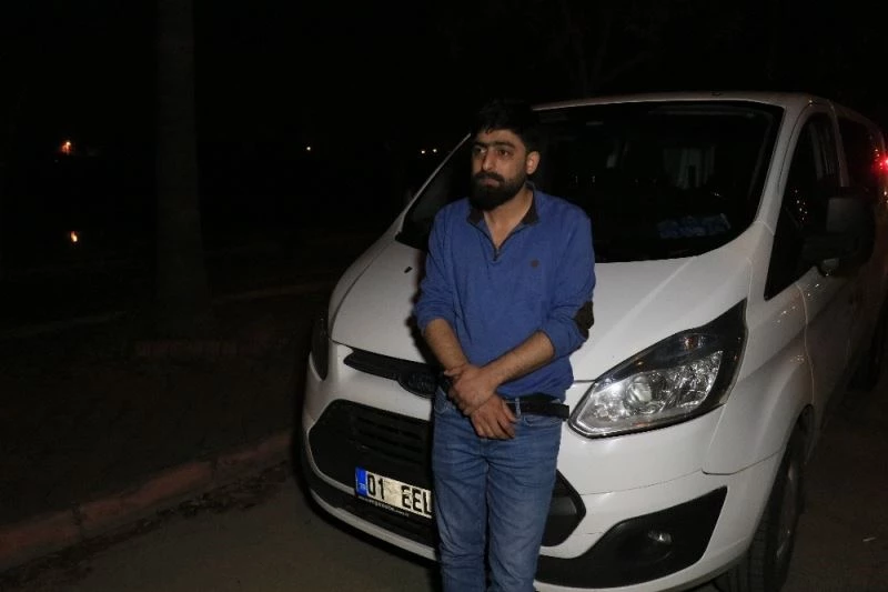 Bekçilerin üzerine aracını sürüp kaçan sürücü yakalanınca, ”Kimsenin üzerine sürmedim” dedi
