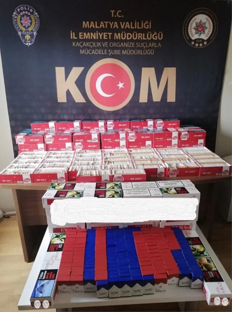 Sahte sigara malzemelerine  el konuldu
