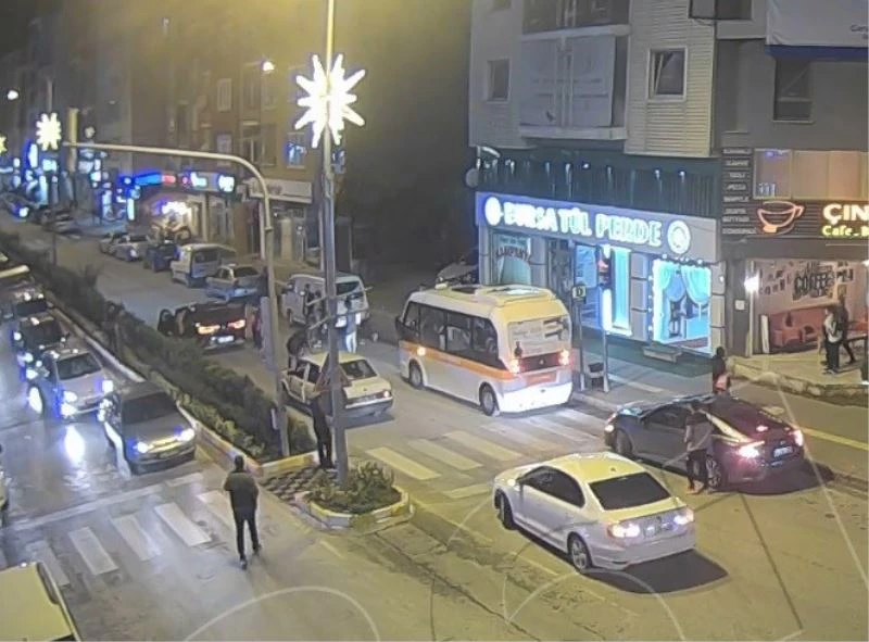 Bozüyük’teki trafik kazaları mobese kameralarında
