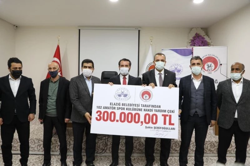 Elazığ Belediyesi’nden amatör kulüplere destek
