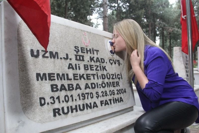Şehit kızından duygulandıran mesaj
