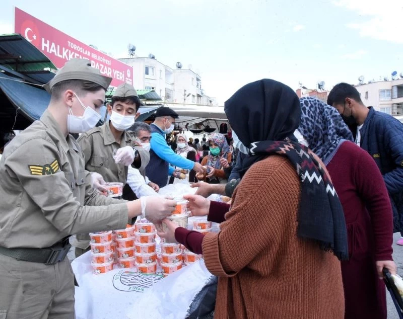 18 Mart’ta Çanakkale menüsü Toroslar Belediyesinden
