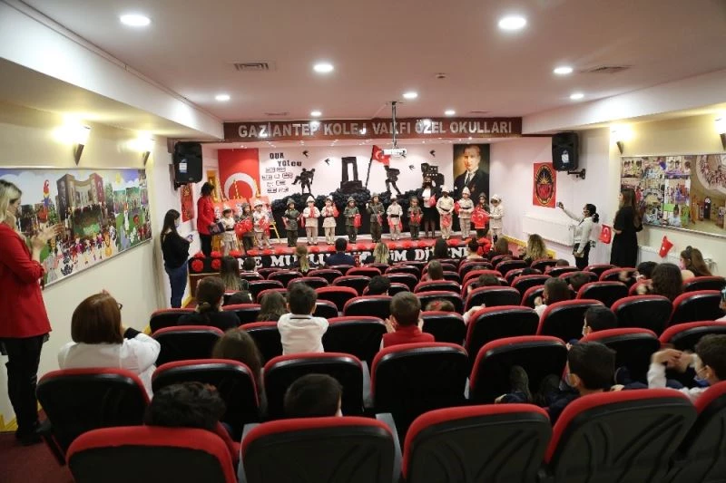 Minik GKV’liler Çanakkale oratoryosunu canlandırdı
