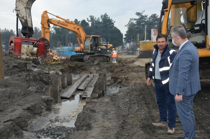 Dereköy’ün alt yapı problemi çözülüyor
