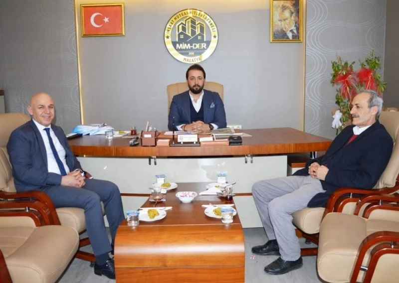 MİM-DER Başkanı Bülbüloğlu’na hayırlı olsun ziyareti
