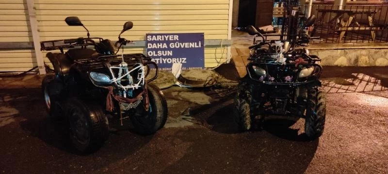 Sarıyer’de mazgal kapağı hırsızları kamerada
