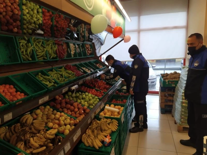 Manisa’da etiket, barkod ve hijyen denetimi
