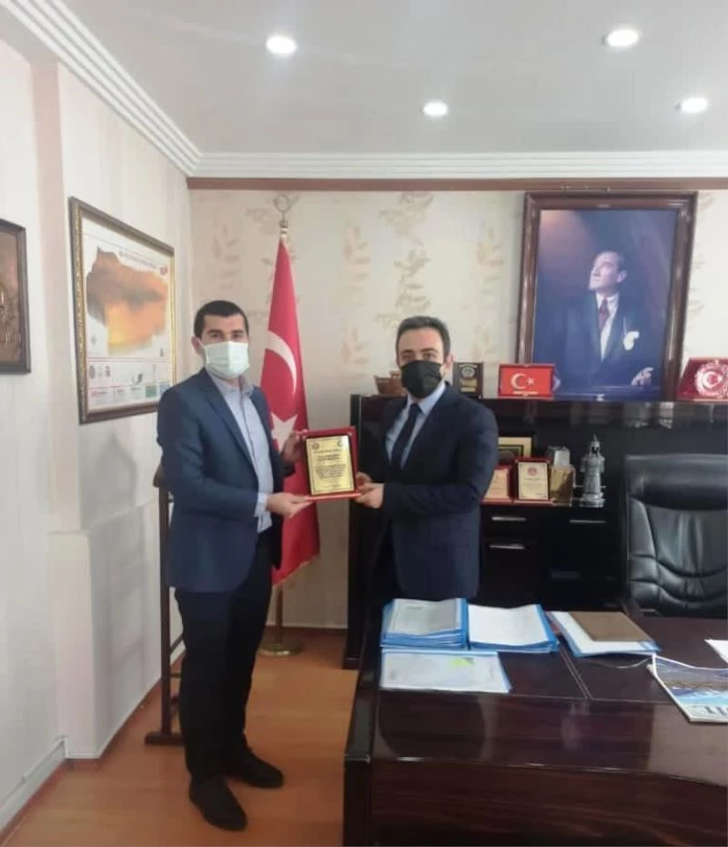 Sağlık-Sen Şırnak Şube Başkan Yardımcısı Yalçın, İdil Kaymamı Özsoy ile görüştü
