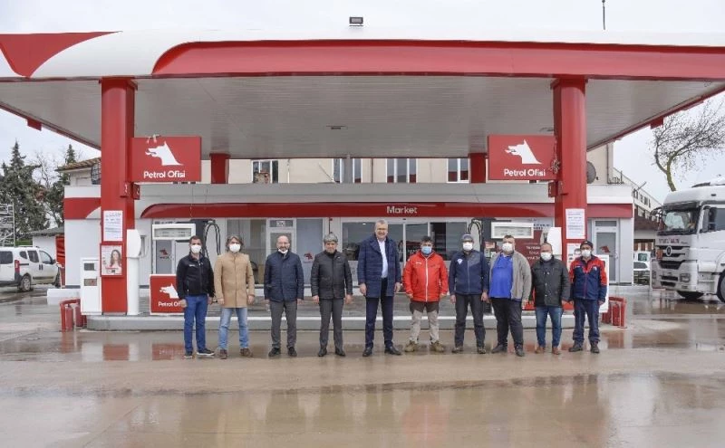 Belediyeye ait benzinlik, yenilenmiş yüzüyle hizmete girdi
