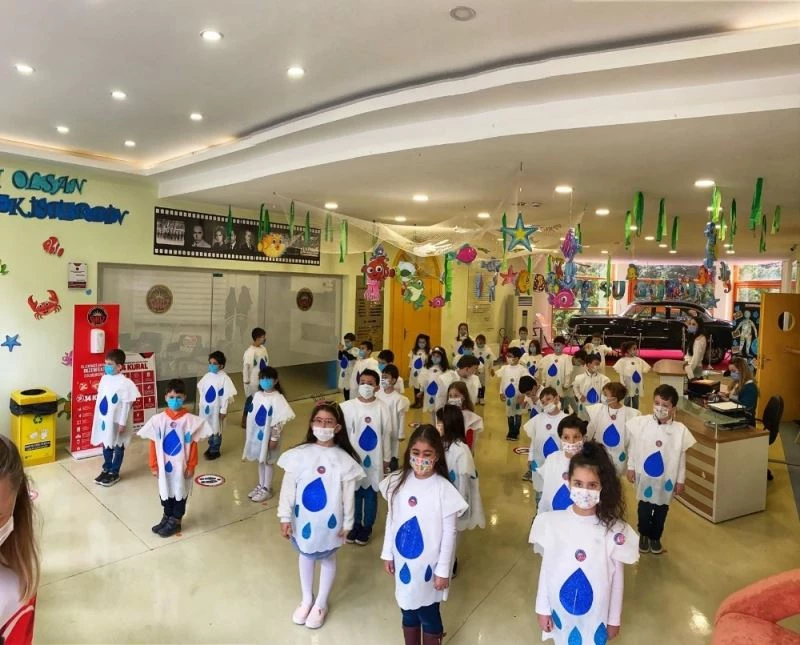 GKV’li minikler canlılar için suyun önemine dikkat çekti
