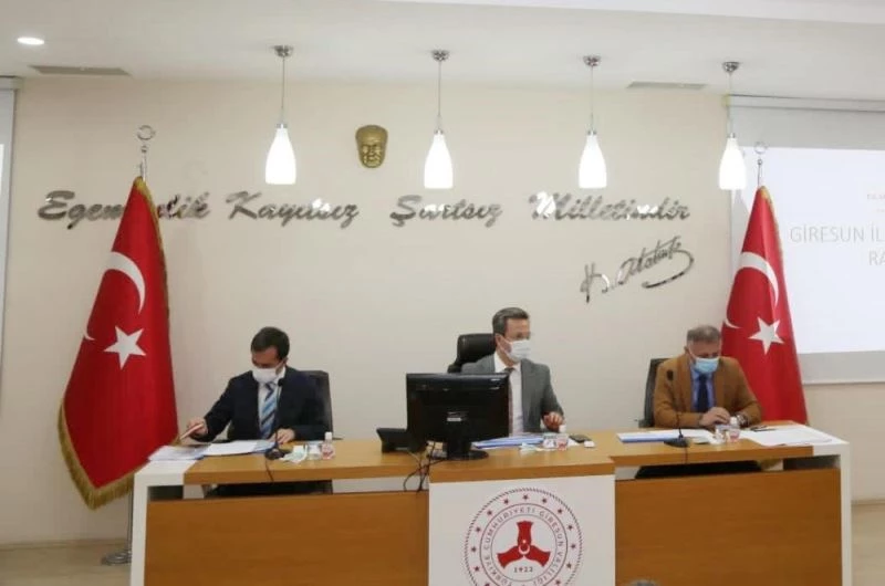 Giresun’da salgınla mücadelede yapılan çalışmalar değerlendirildi
