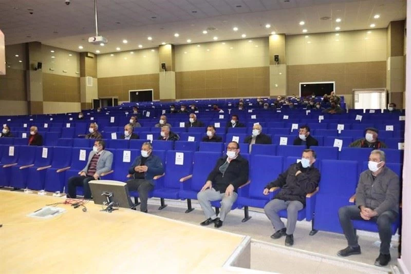 Kaymakam Aktan, muhtarlarla bir araya geldi
