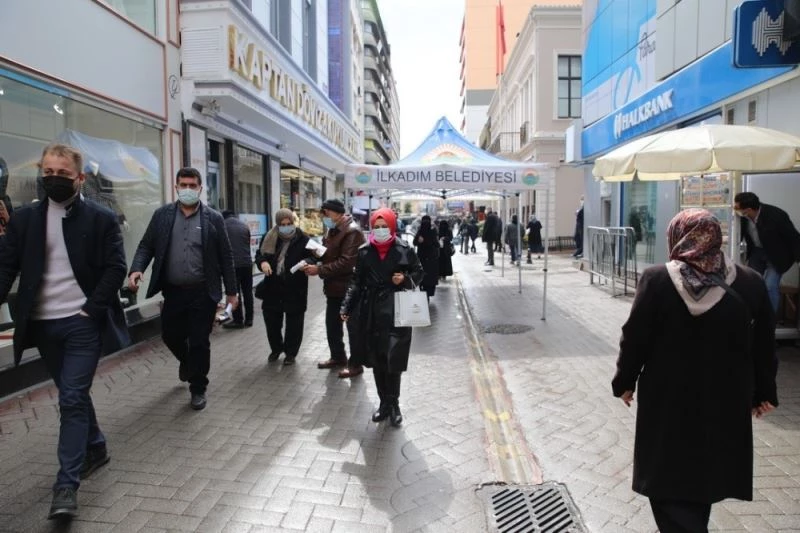 Samsun’da ana caddelere hijyen noktaları
