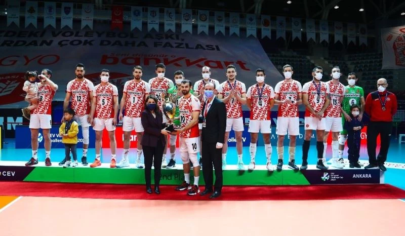 CEV Challenge Kupası’nda Ziraat Bankkart ikinci oldu