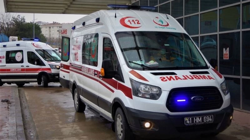 Ayağını makineye kaptıran işçi hastanelik oldu
