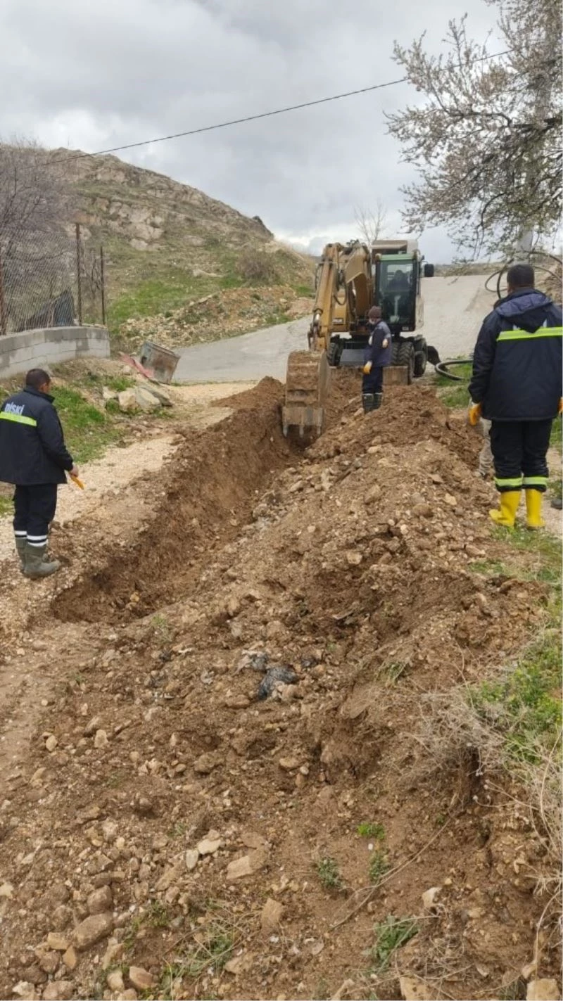 DİSKİ Dicle Şube Müdürlüğünden içme suyu şebekesinin rehabilitasyonu çalışması
