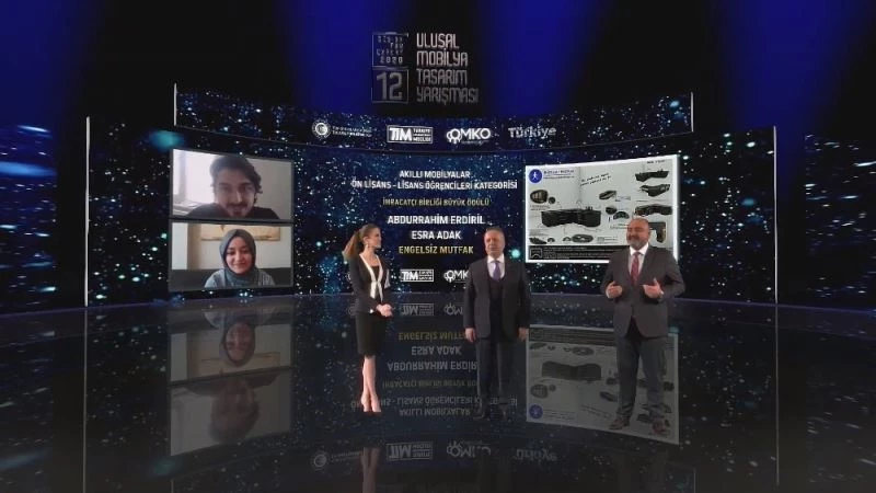 12. Ulusal Tasarım Yarışması ödül törenine KTO Karataylı öğrenciler damga vurdu
