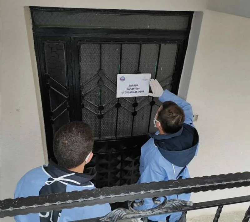 237 kişinin yaşadığı 11 bina karantinada
