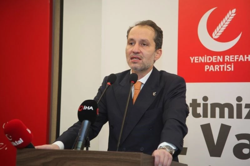 Yeniden Refah Partisi Genel Başkanı Erbakan: 