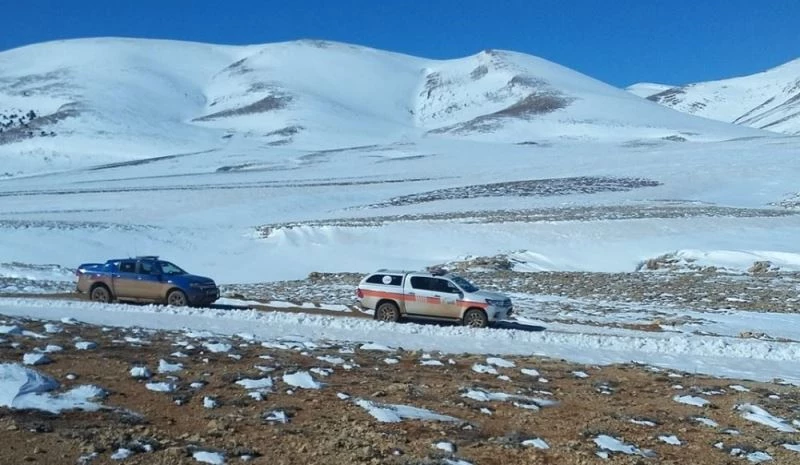 Tipide kaybolan gencin karda ayak izlerine rastlandı
