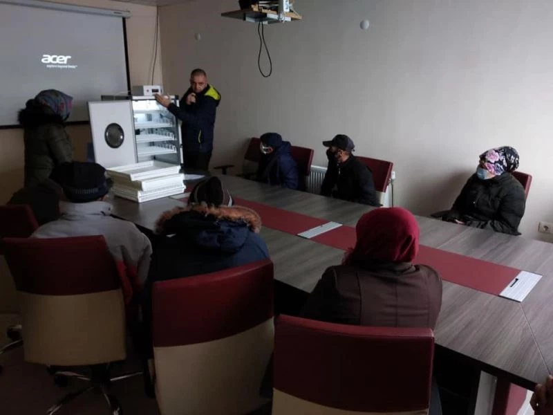 Kaymakamlık Hem yoksulluğa Hemde Kaz İşine Çözüm üretti
