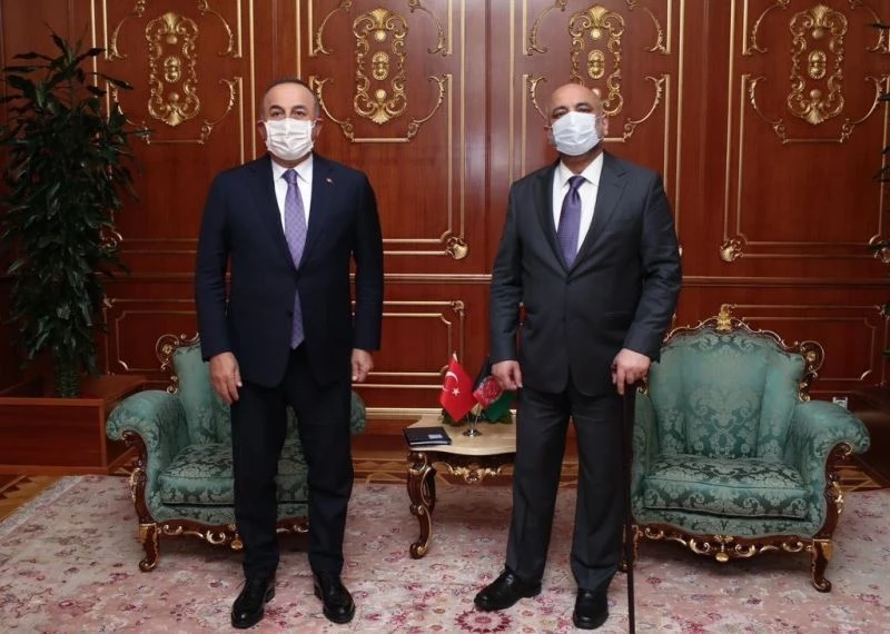 Bakan Çavuşoğlu, Afganistanlı mevkidaşı Atmar ile görüştü
