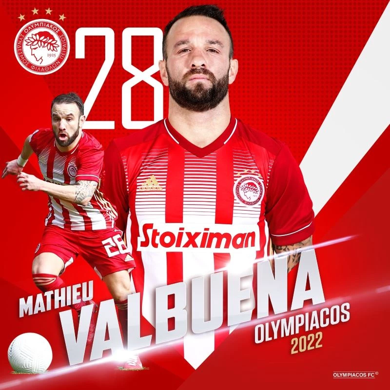 Olympiakos, Valbuena’nın sözleşmesini uzattı