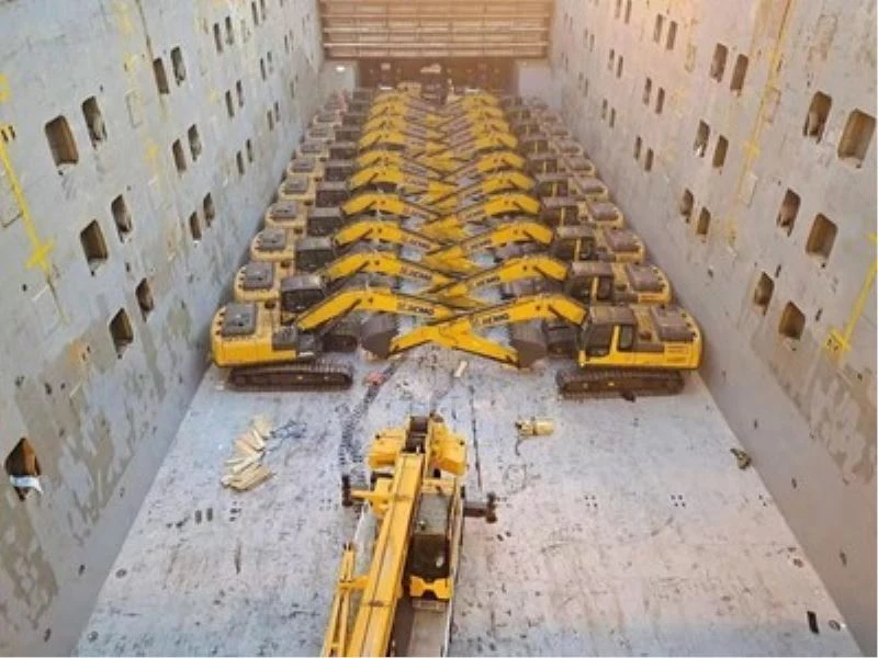 Çin’den yola çıkarılan inşaat makinesi teçhizatı BRI ülkelerine ulaştırılacak
