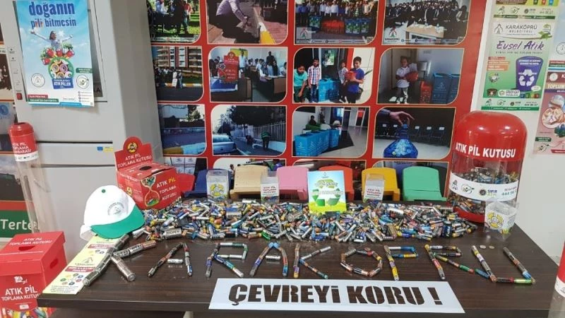 Şanlıurfa’da atık piller geri dönüşüme kazandırılıyor
