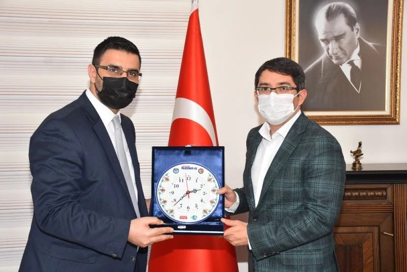 Başkan Karafil’den Başkan Çelik’e teşekkür
