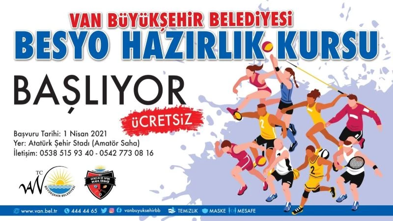 Van Büyükşehir Belediyesinin BESYO kursları başlıyor
