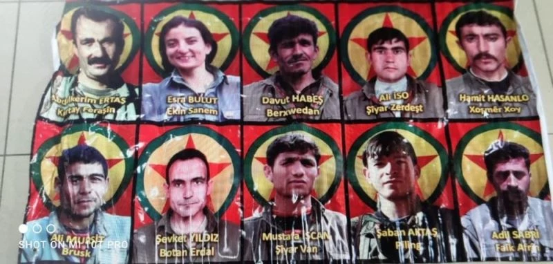 Belediyenin kullanılmayan binasında elebaşı Öcalan’ın fotoğrafları ele geçirildi
