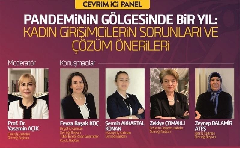 Kadın girişimcilerin sorunları panelle ele alınacak
