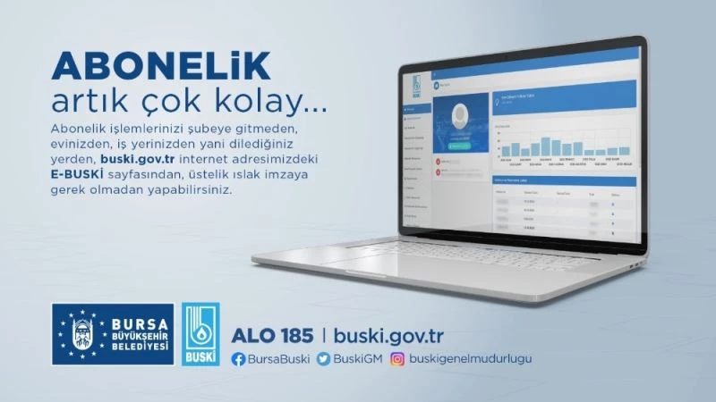 BUSKİ’de online abonelik dönemi
