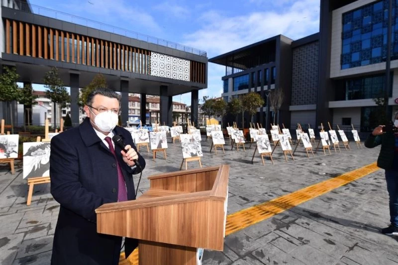 ‘Medeniyetin Beşiği Anadolu Resim Sergisi’nin açılışı yapıldı
