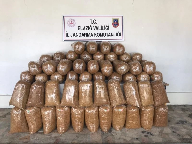 Elazığ’da 426 kilogram kaçak tütün ele geçirildi

