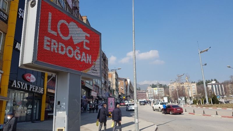 Karabük ve Zonguldak’ta “Love Erdoğan