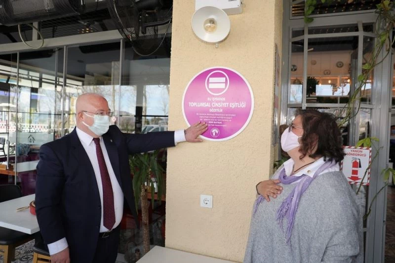 Menteşe’de cinsiyet eşitliğine ‘Mor Bayrak’ uygulaması
